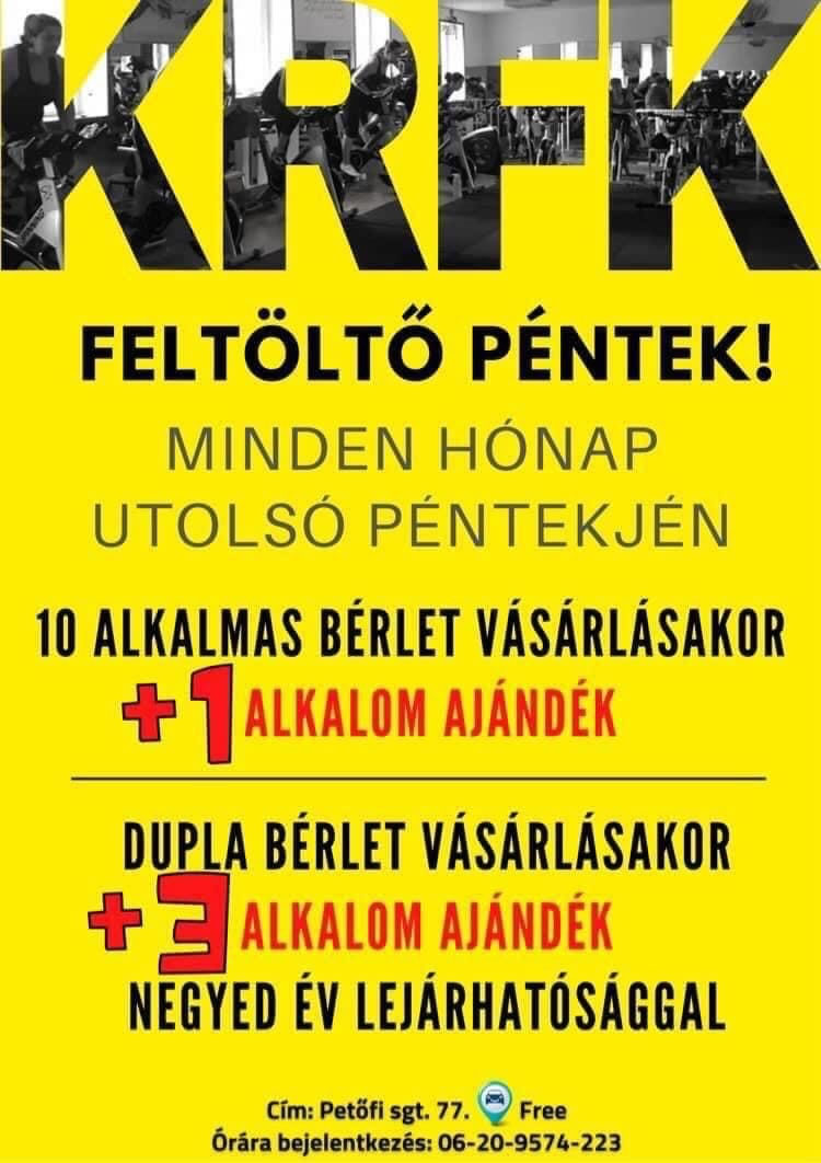 Feltöltő Péntek | Minden hónap utolsó péntekjén