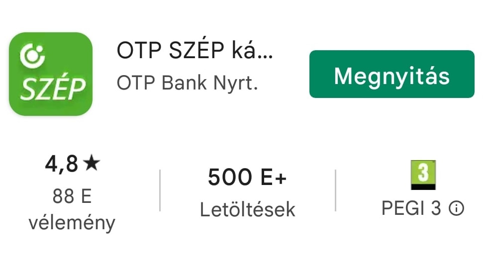 Fizetés menete OTP szépkártyával internetről